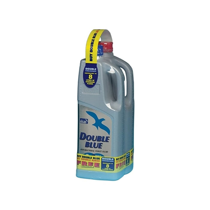 2 Ltr Double Blue/Double Rinse Toilet Liquid Twinpack