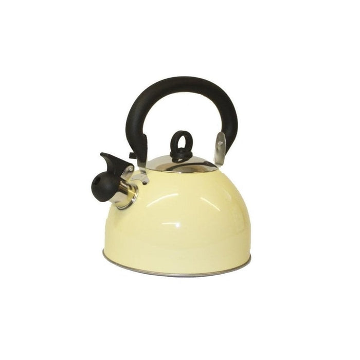 2.5L Stainless Steel Whistling Kettle - Cream