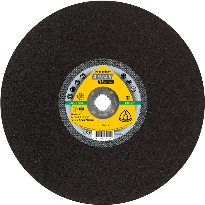 305 x 4 x 20mm A924R Special Cutting Discs Per/10