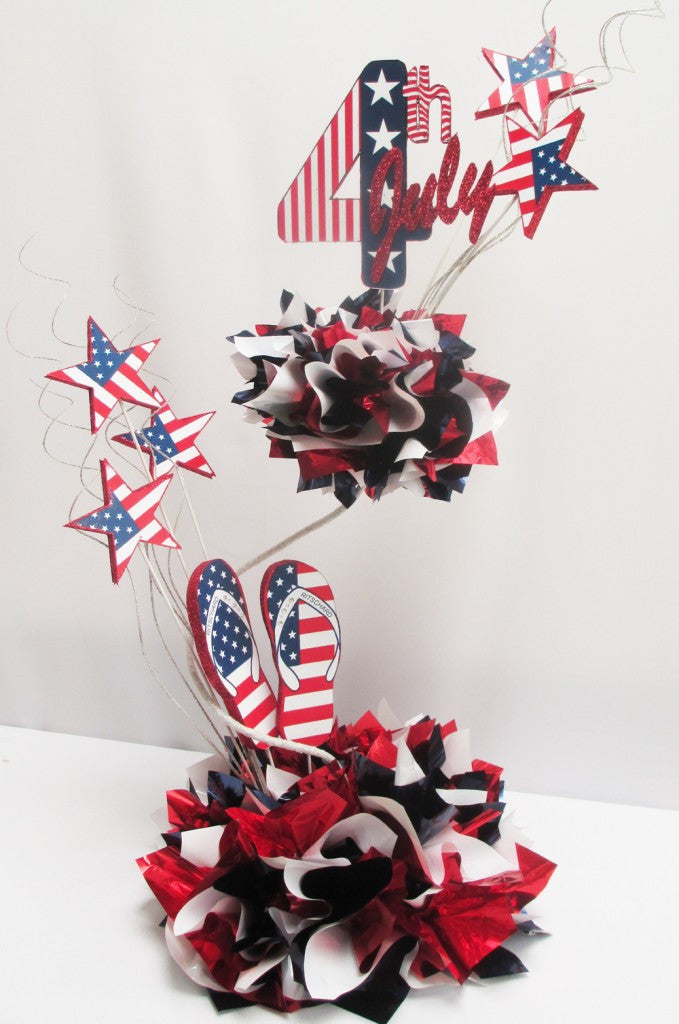 4th of July table centerpiece