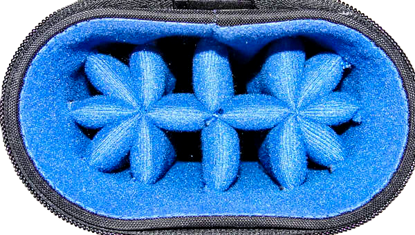 4x8 Rugged Blue DOUBLE STRAP Cue Case