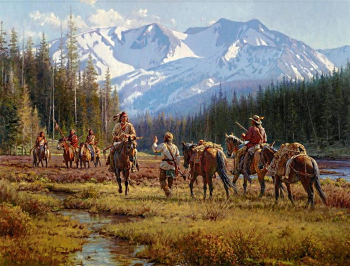 A Cautious Encounter Art Prints by Martin Grelle