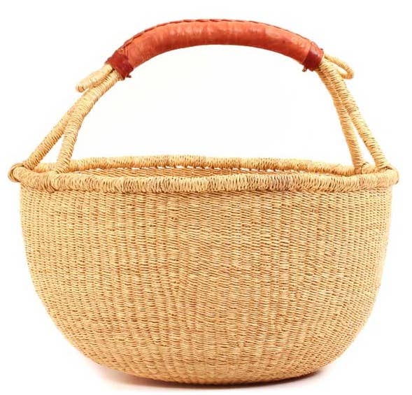 African Ghana Bolga Basket - Large