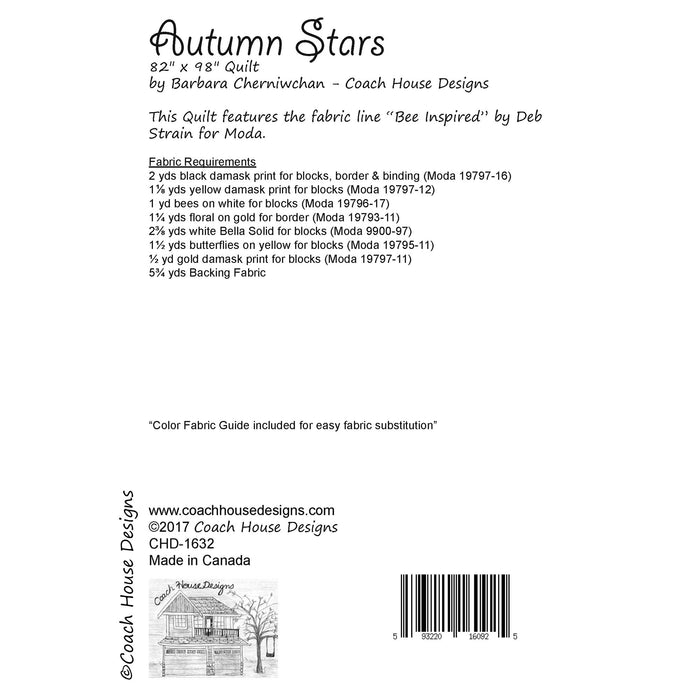 Autumn Stars Quilt Pattern