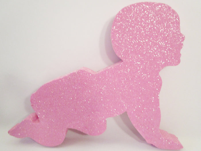 Baby Crawling Styrofoam cutout - Designs by Ginny