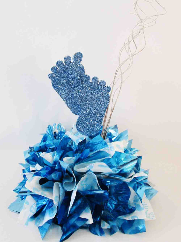 Baby feet baby shower centerpiece - Designs by Ginny