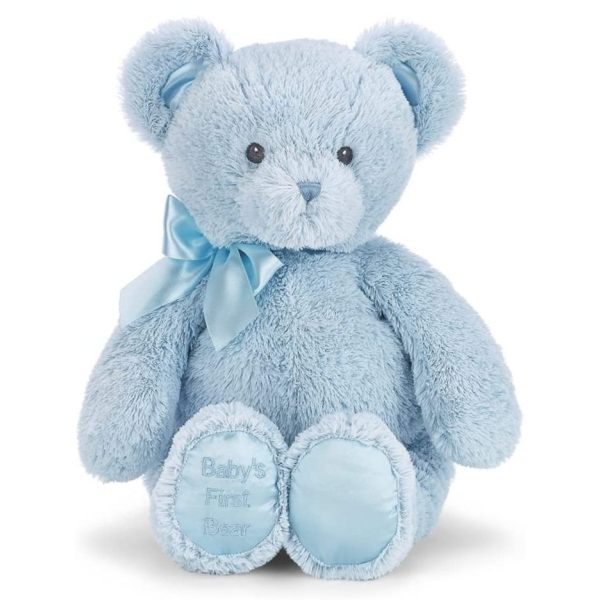 Baby's First Bear Plush Stuffed Animal 18 Blue Teddy