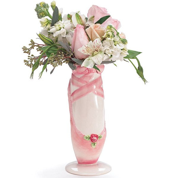 Ballerina Dance Shoe Ceramic Vase