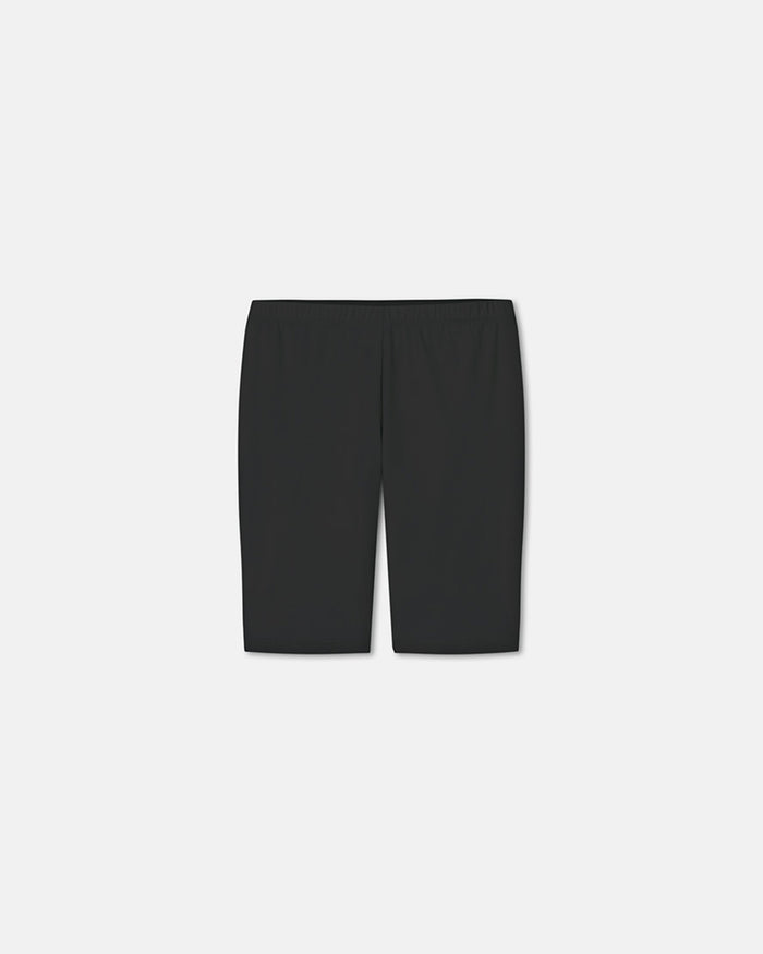 Biker - Stretch Jersey Swim Shorts - Black