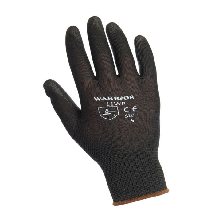 Black PU Grip Gloves Per/12