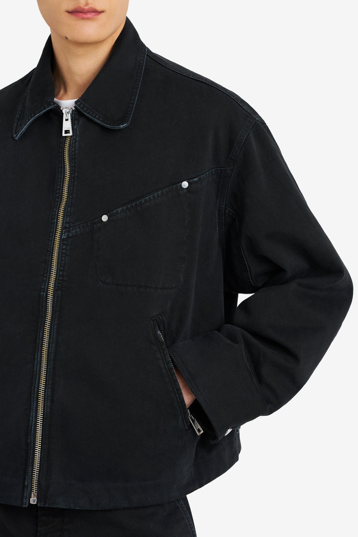 ETUDES STUDIO BOXY ZIPPED JACKET BLACK 4