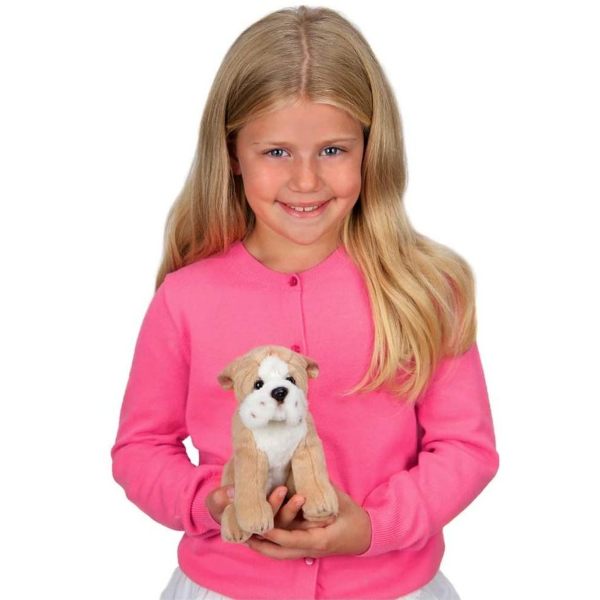 Bulldog Lil' Tug Plush Stuffed Animal Puppy Dog Huggable