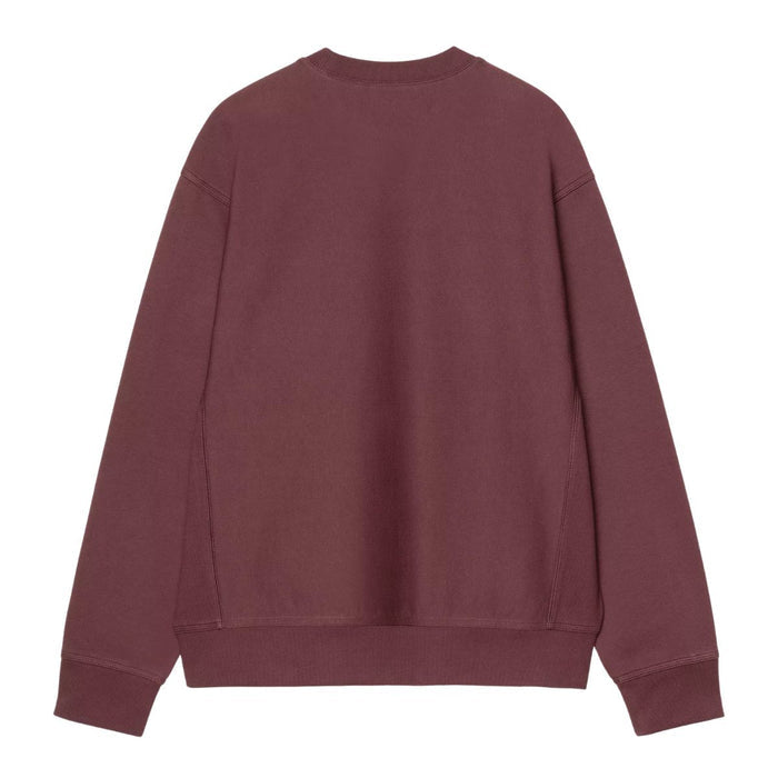 Carhartt WIP American Script Crewneck Amarone