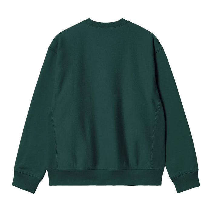 Carhartt WIP American Script Crewneck Dark Fir
