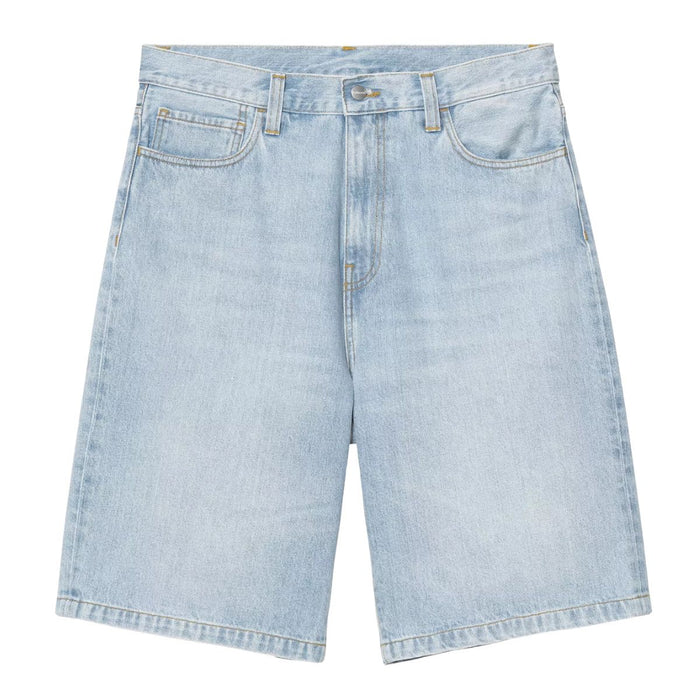 Carhartt WIP Landon Short Blue Heavy Worn Bleached