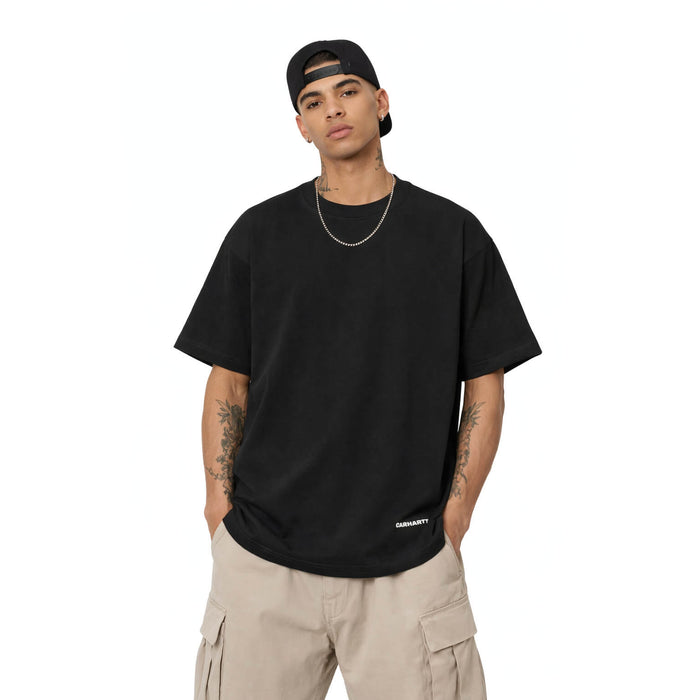 Carhartt WIP Link Script T-Shirt Black White