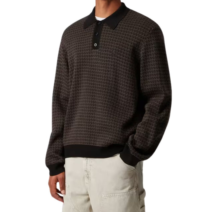 Carhartt WIP Lowis Polo Houndstooth