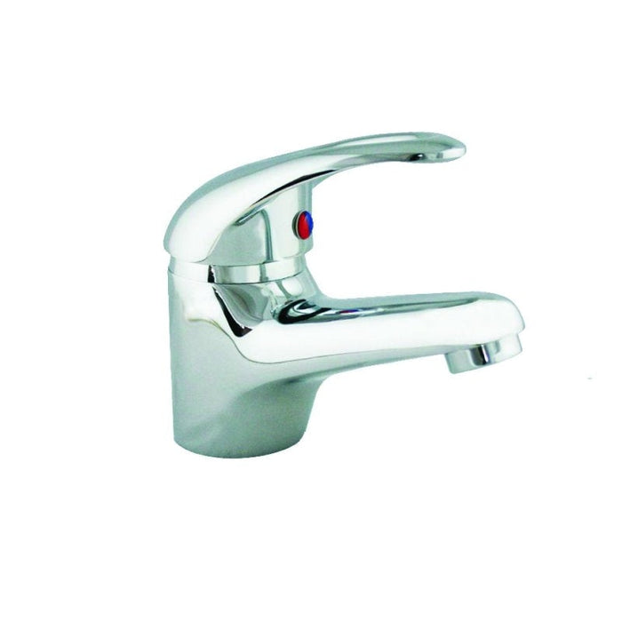 Chrome Metal Single Lever Wash Basin Mixer Tap