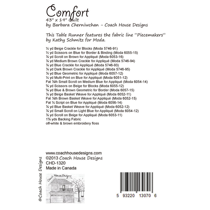 Comfort Downloadable PDF Quilt Pattern