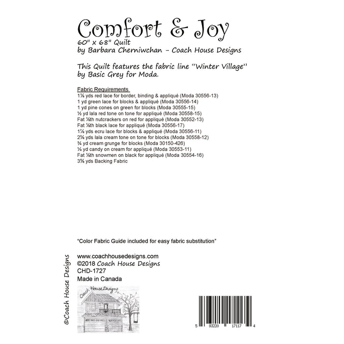 Comfort & Joy Downloadable PDF Quilt Pattern