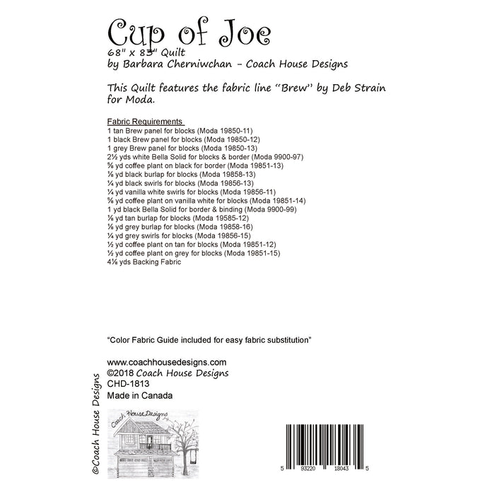 Cup of Joe Quilt Pattern