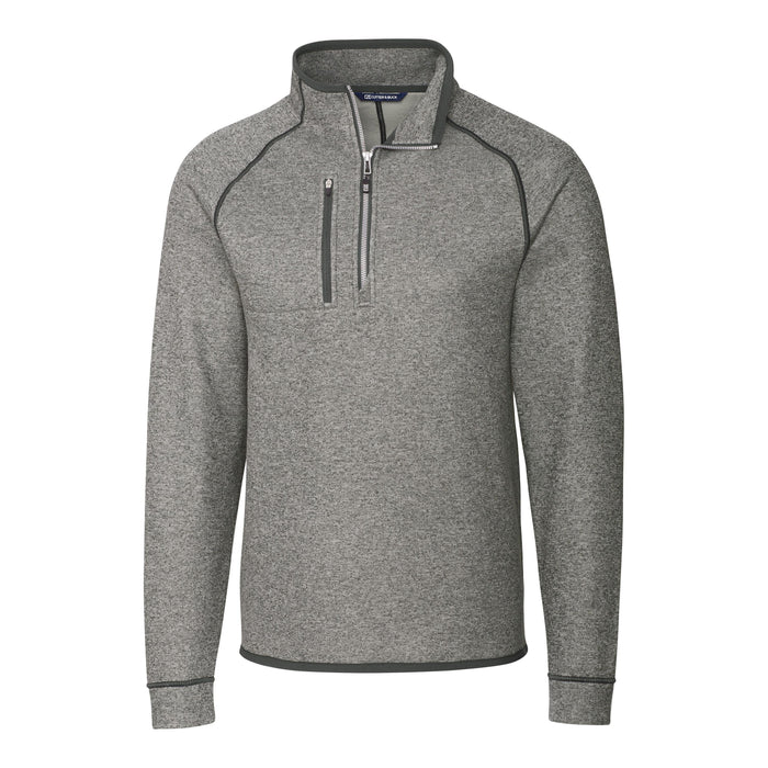 Cutter & Buck Tall Mainsail Sweater-Knit Half Zip Pullover Jacket
