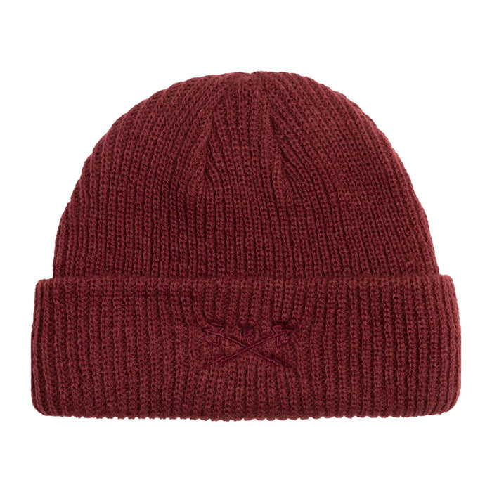 Dark Seas Go To Beanie Burgundy