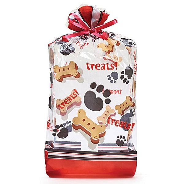 Dog Treat and Paws Cello Bag