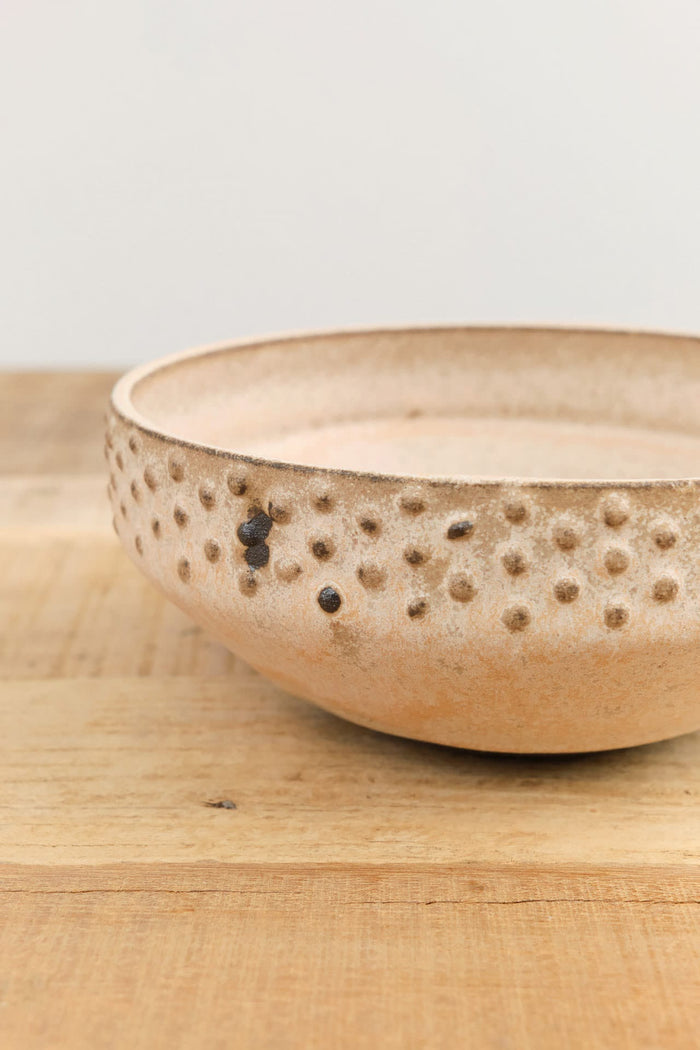 Lesley Anton Home Kitchen Dishware Dot Bowl in Dusk Dusk