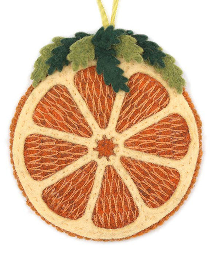Dried Orange Felt Ornament Kit, Kiriki Press