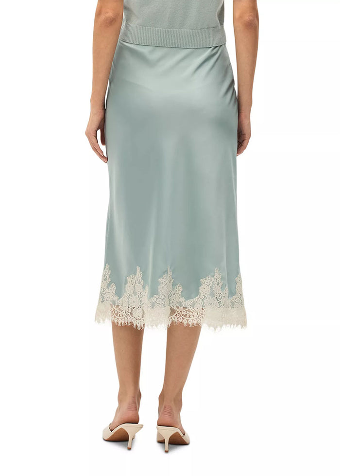 Enid Midi Skirt - Blue Haze