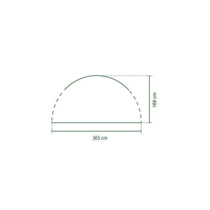 Event Shelter Pro L Sunwall Door (silver)