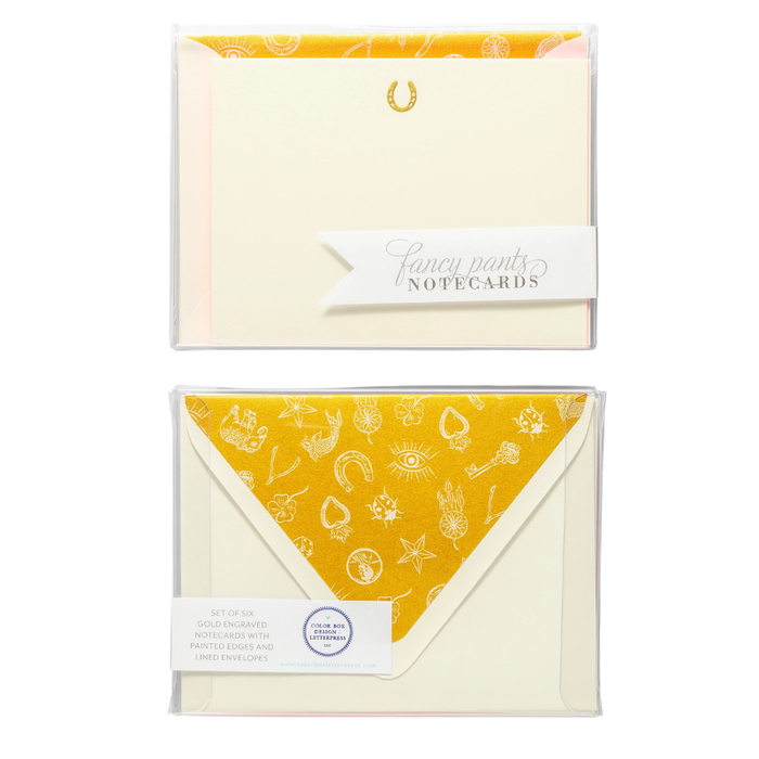 Fancy Pants Horseshoe Notecards - Becket Hitch