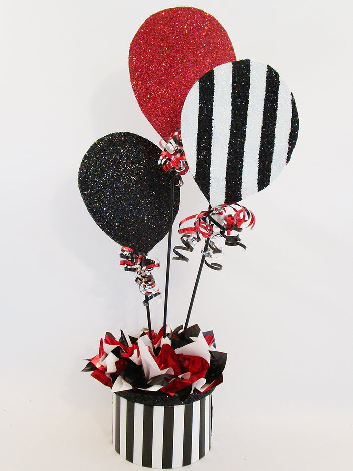 Faux Balloons Themed Celebration Centerpiece