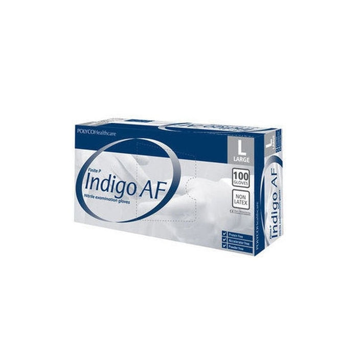 Finite P Indigo AF Nitrile Gloves Per/100
