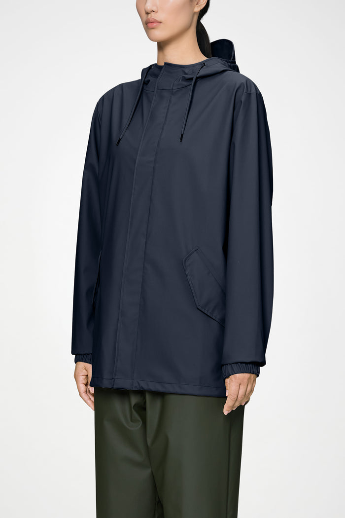 RAINS Fishtail Jacket Navy Jacket