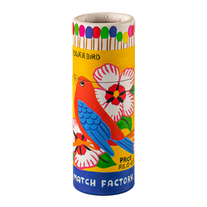 Flowerbird Small Cylinder Matches Eleish Van Breems Home