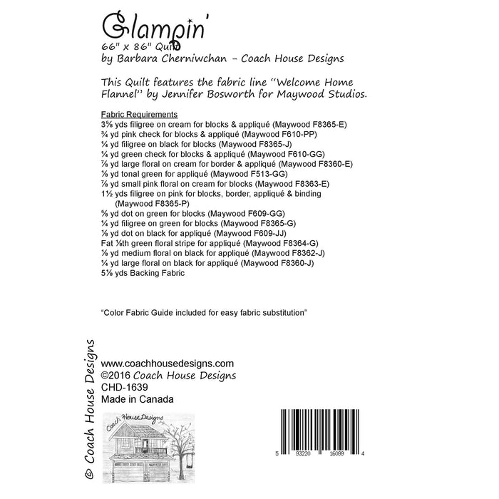 Glampin’ Quilt Pattern