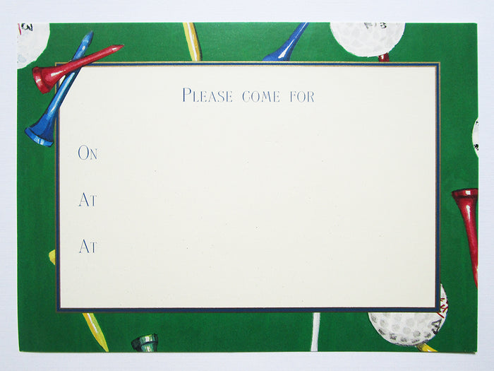Golf Invite - Designs by Ginny