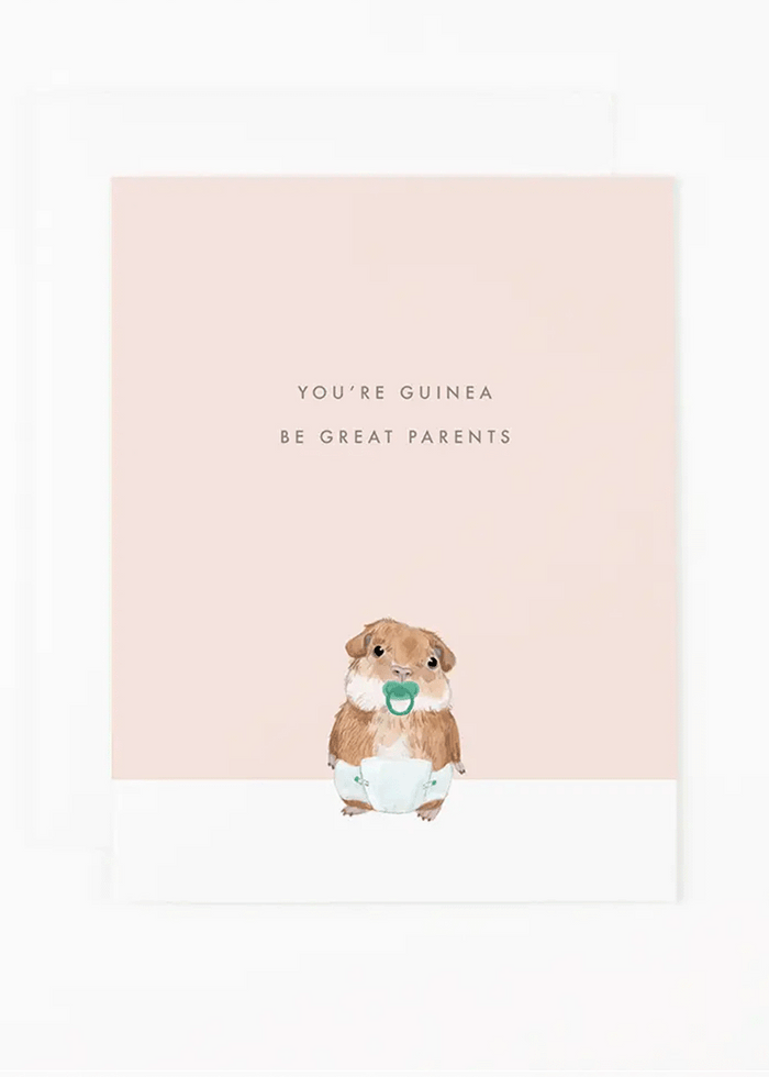 Guinea Be Great Parents Greeting Card