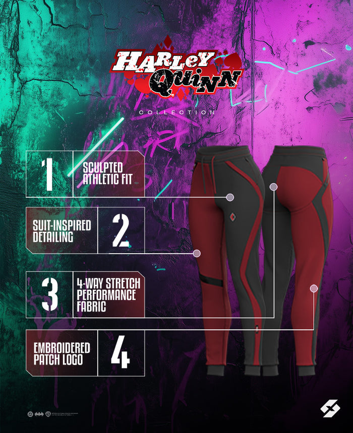 HARLEY QUINN Limited Edition Performance Joggers 1 of 500