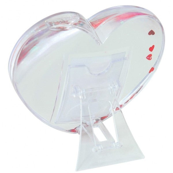 Heart Shaped Photo Snow Globe Back