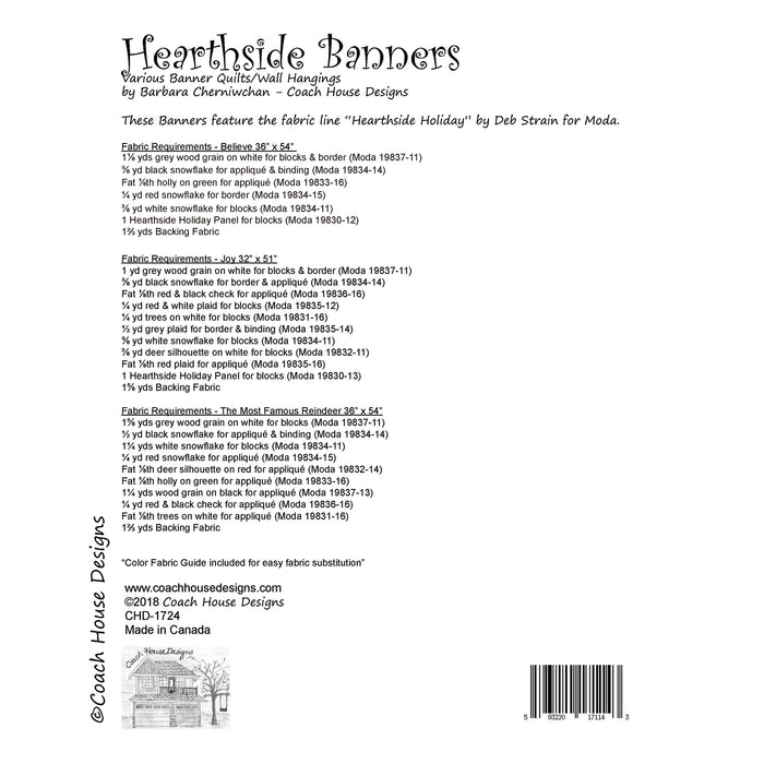Hearthside Banners Quilt Pattern