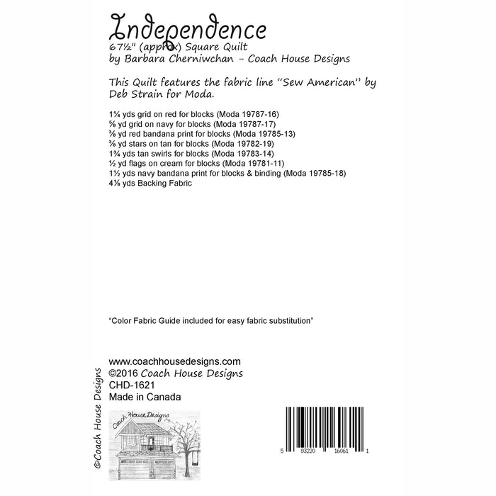Independence Quilt Pattern