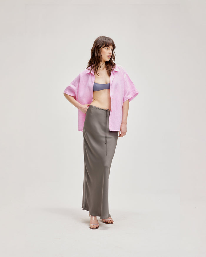 KOS LINEN SHIRT PINK