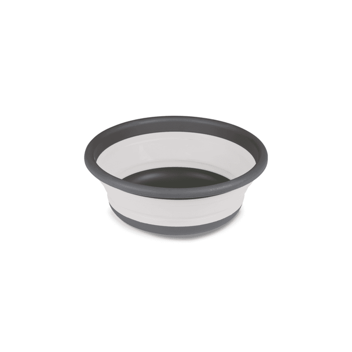 Large Collapsible Round Washing Bowl - Grey