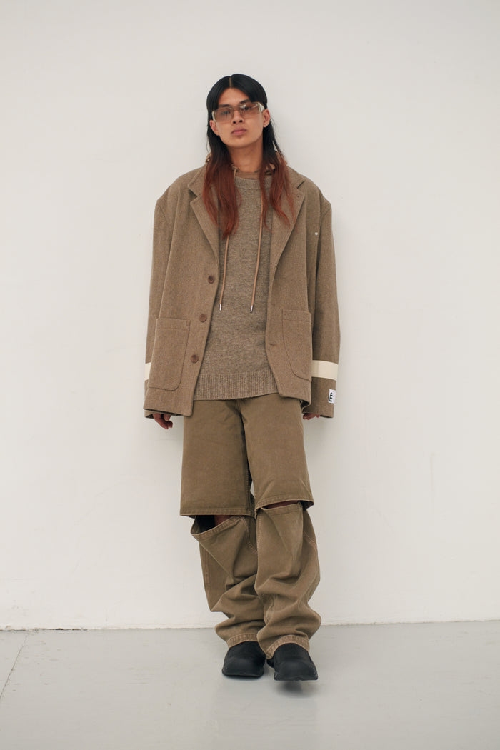 ETUDES STUDIO LOOSE JEANS PANT TAN 2