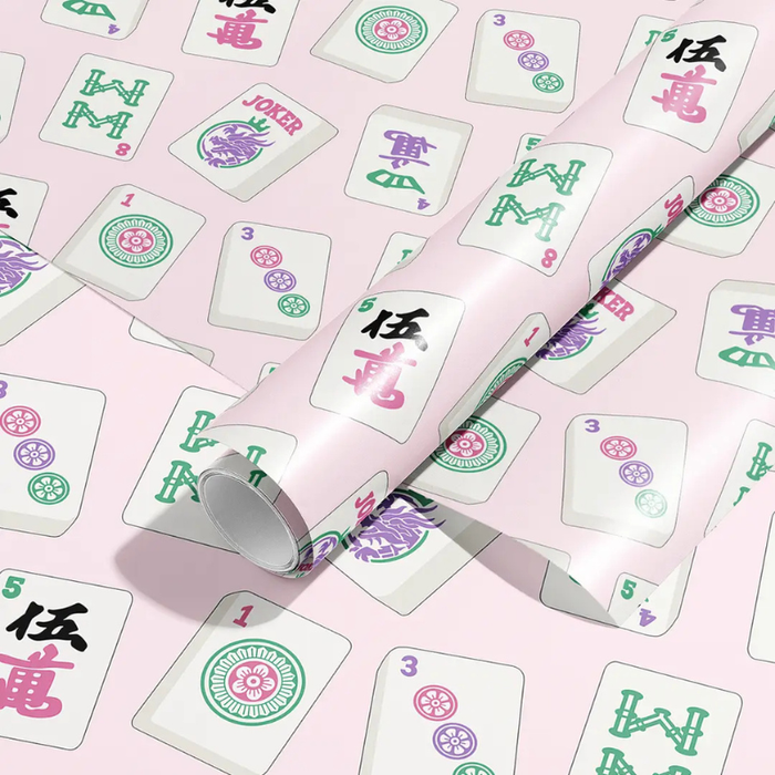 Mahjong Tiles Wrapping Paper - Becket Hitch