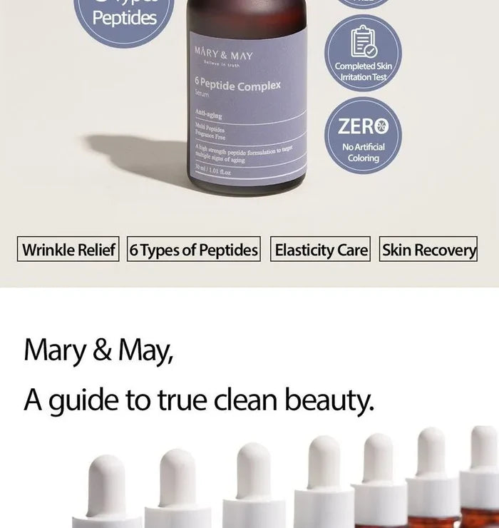 Mary & May 6 Peptide Complex Serum 30Ml