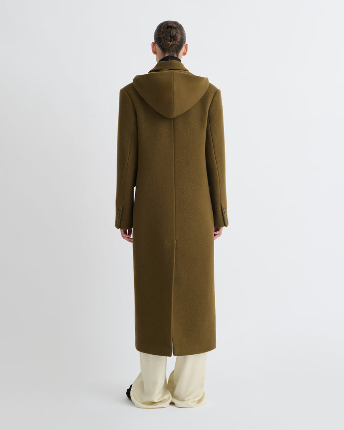 Melva - Coat - Wood